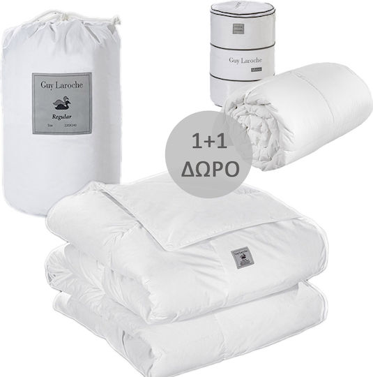 Guy Laroche Пухено Куинсайз Пухено 220x240бр Regular 1+1 Безплатно Бял 10.5 togs Togs