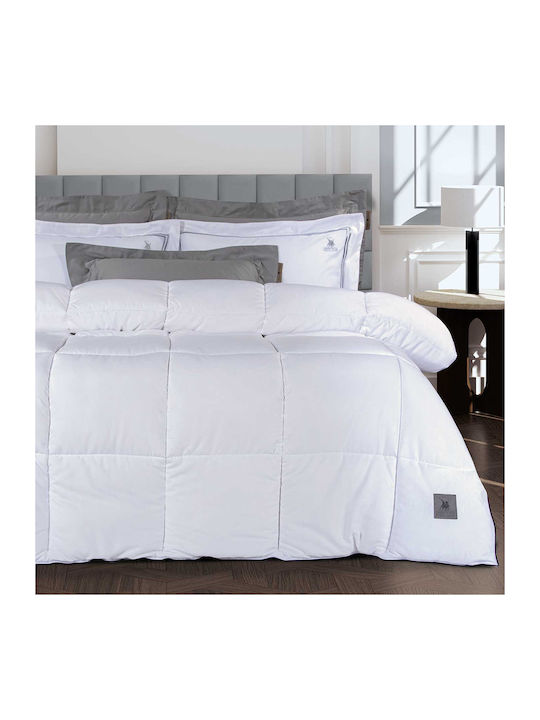 Greenwich Polo Club Bettdecke Großes Doppelbett mit Hollowfiber-Füllung 220x240cm 3422 White 550 GSMGsm 10.5 togs Togs