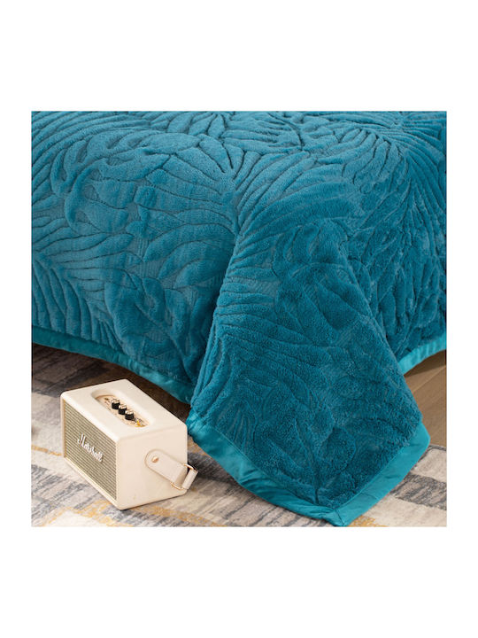 Anna Riska Duvet Cover Queen 220x240cm Lucia 3 Lake Blue 220 GSMGsm
