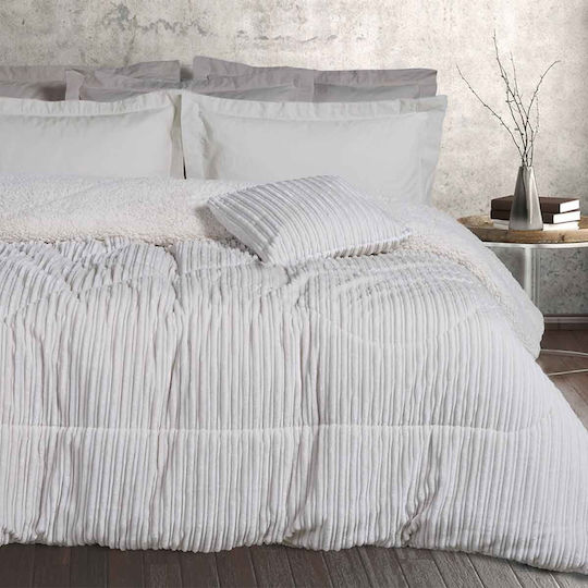 Das Home Duvet Cover with Hollowfiber Filling Single 160x220cm 1178 Dusty Ivory 750 GSMGsm 12 togs Togs
