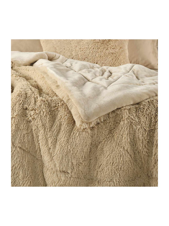 Kentia Duvet Cover with Hollowfiber Filling Queen 240x260cm Stylish Calore 12 640 GSMGsm