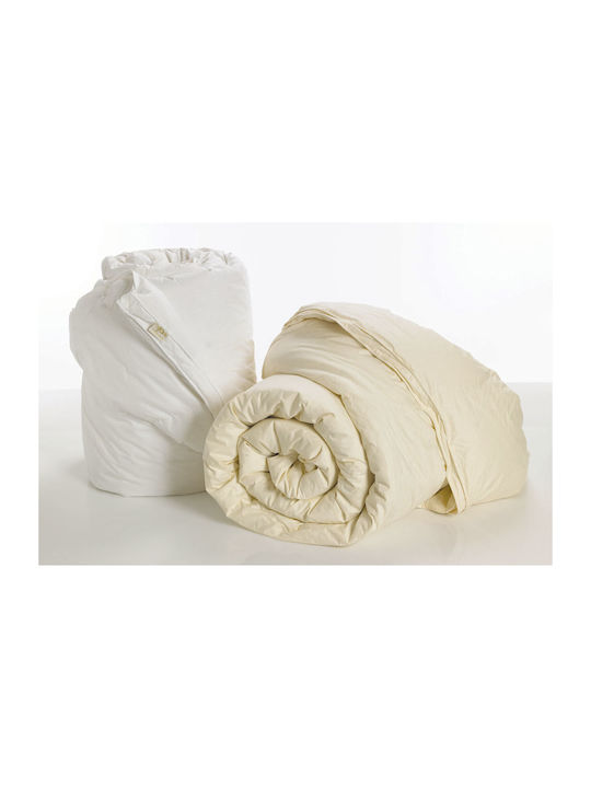 Palamaiki Duvet Single Down 160x240cm Comfort Supreme Quilt Crème 160 GSMGsm 7.5 togs Togs