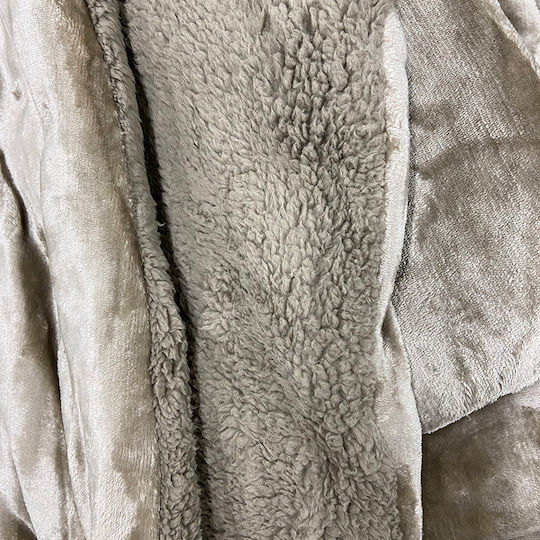 Sunshine Husă de pătură Single 160x240cm Coral Dark Beige