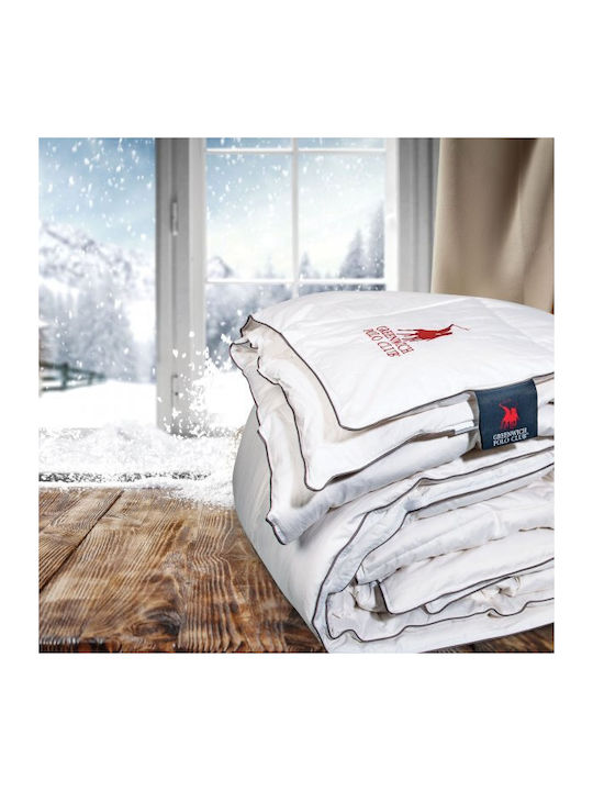 Greenwich Polo Club Duvet Single Down 160x240cm 2316 White 300 GSMGsm 12.5 togs Togs