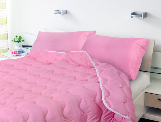 Pilotă Single 140x200cm Roz 200 g/mp²Gsm