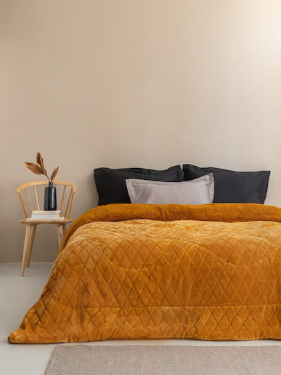 Palamaiki Duvet Cover Single 160x240cm Nadine Gold 280 GSMGsm