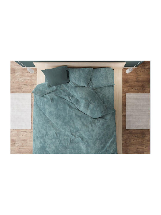 Dimcol Duvet Queen 220x240cm Premium Shadow 616 Petrol 300 GSMGsm