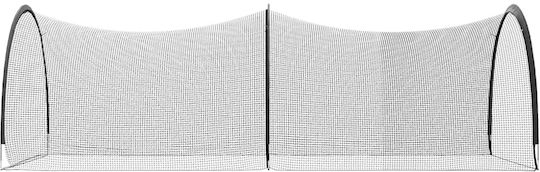 Vidaxl Baseball & Softball Black 702 x 369.5 x 243.5 cm Polyester