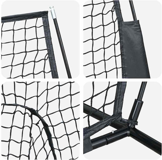 Vidaxl Baseball & Softball Black 250 x 106 x 209 cm Polyester