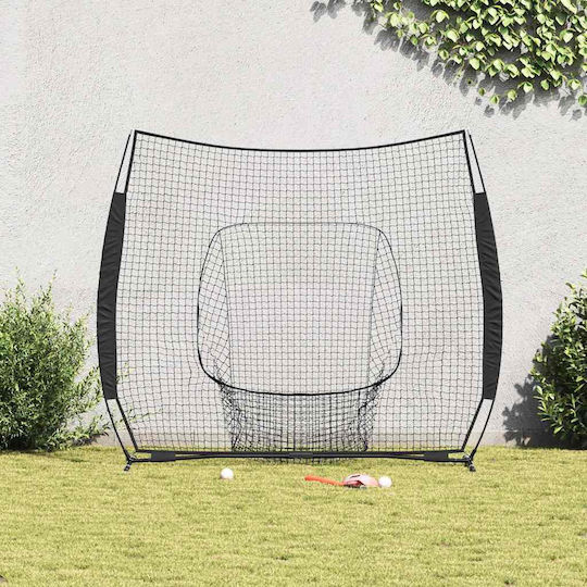 Vidaxl Baseball & Softball Black 250 x 106 x 209 cm Polyester