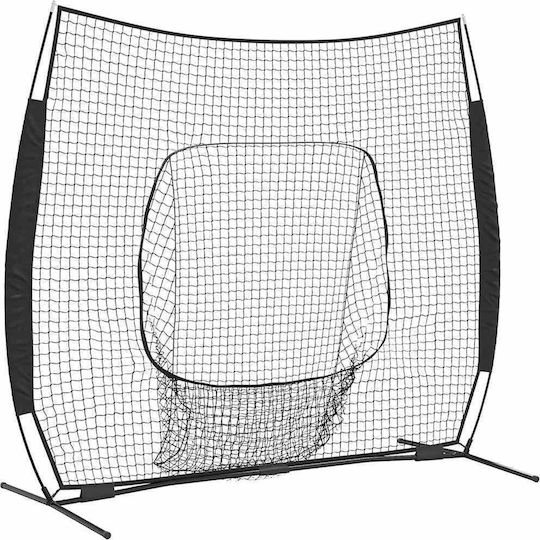 Vidaxl Baseball & Softball Black 250 x 106 x 209 cm Polyester