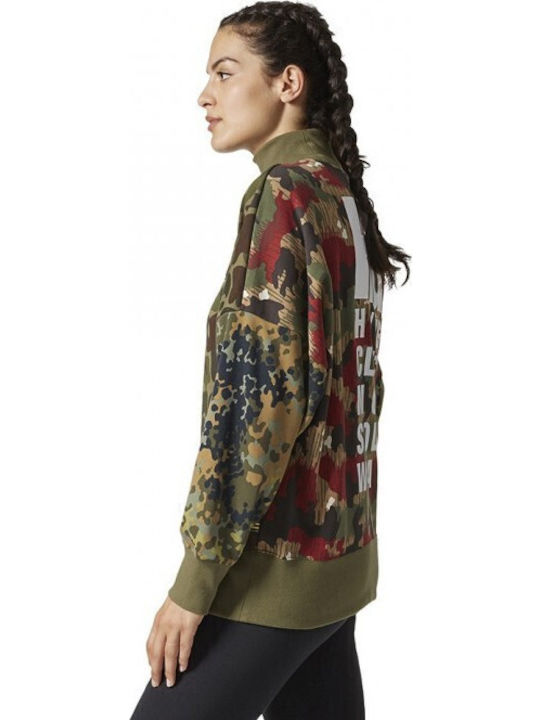 Pharrell Williams Women's Sweatshirt Hooded Khaki