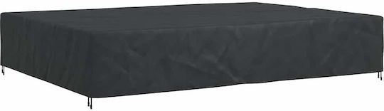 vidaXL Waterproof Dining Table Cover Black 400x300x70cm