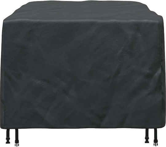 vidaXL Waterproof Dining Table Cover Black 170x100x70cm