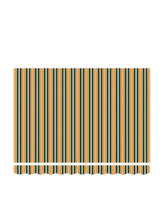 vidaXL Cort Terasă Verde 3x2.5m