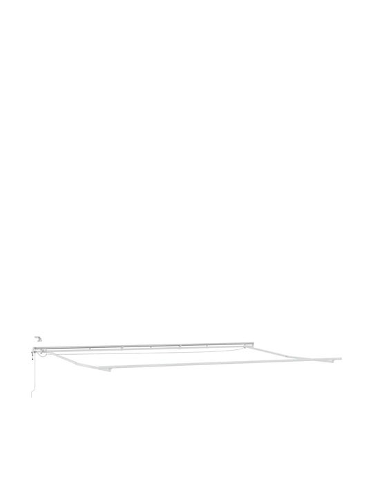 vidaXL Terrace Tent with LEDs White 6x3m