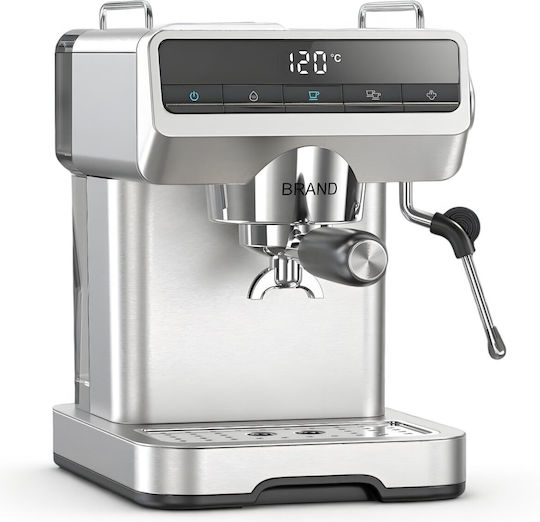Finlux Automatic Espresso Machine 1150W Pressure 20bar Silver FEM-1866