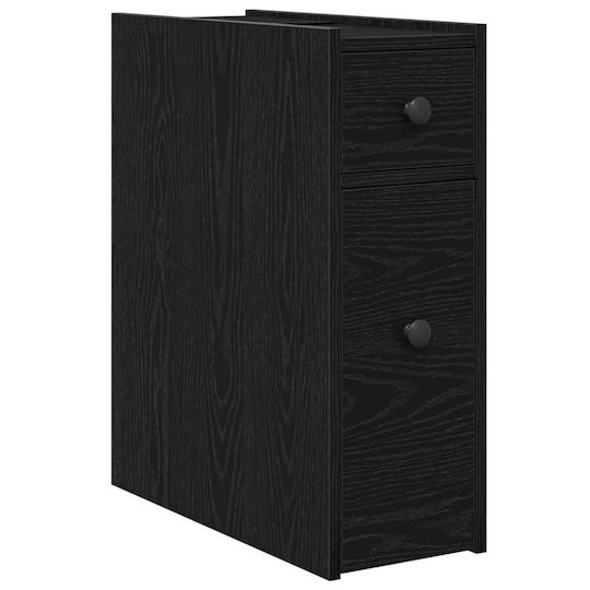 vidaXL Junger Badezimmerschrank B80xT18xH60cm Eiche