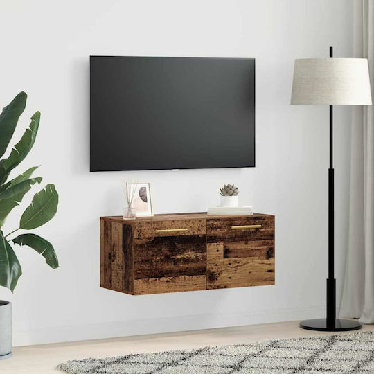 vidaXL Ντουλάπι Μπάνιου 80x36.5x35cm Καφέ