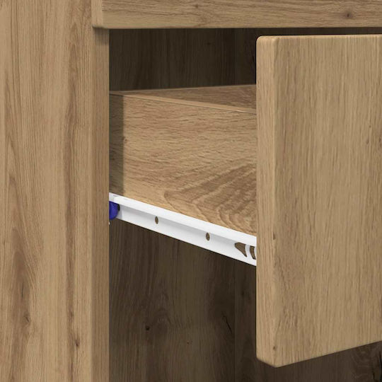 vidaXL Badezimmerschrank B37xT31.5xH82cm Eiche