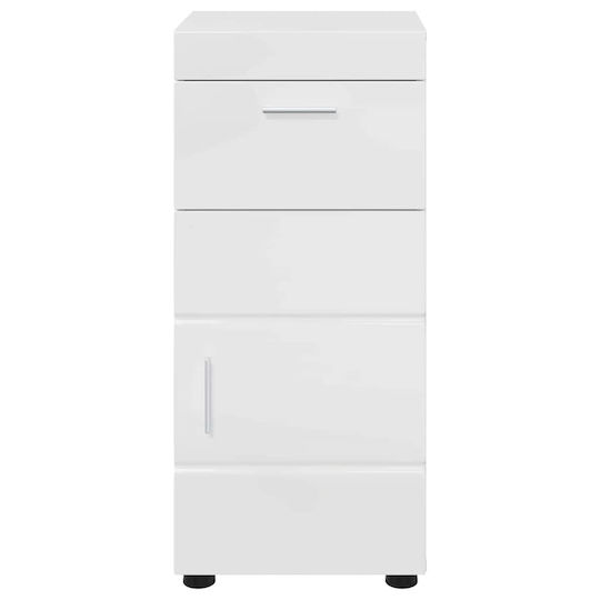 vidaXL Badezimmerschrank B37xT31.5xH82cm Weiß