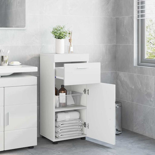 vidaXL Badezimmerschrank B37xT31.5xH82cm Weiß