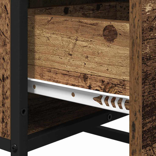 vidaXL Wood Bathroom Cabinet L35.5xW35xH76cm Brown