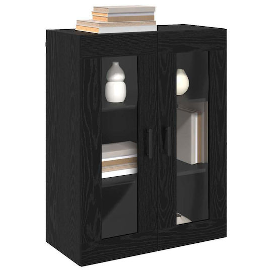 vidaXL Badezimmerschrank B69.5xT34xH90cm Schwarz