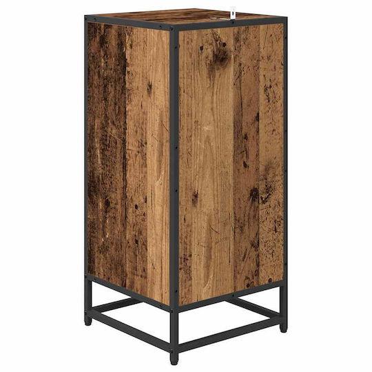 vidaXL Wood Bathroom Cabinet L35.5xW35xH76cm Brown