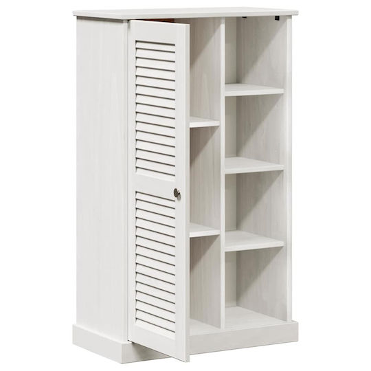 vidaXL Badezimmerschrank Wäscherei B68xT34xH110cm Weiß