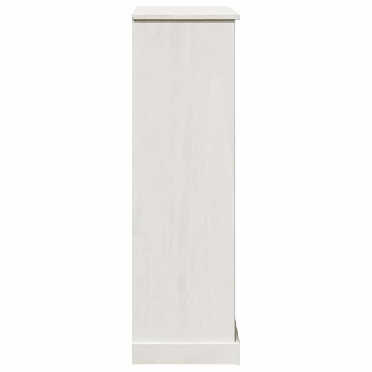 vidaXL Badezimmerschrank Wäscherei B68xT34xH110cm Weiß