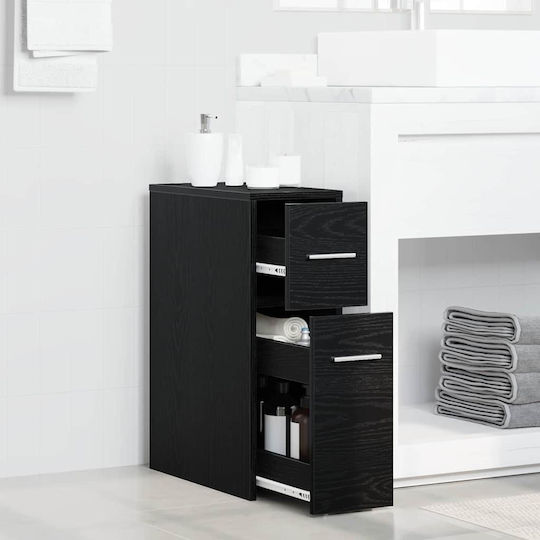 vidaXL Bathroom Cabinet L22xW44xH61.5cm Oak