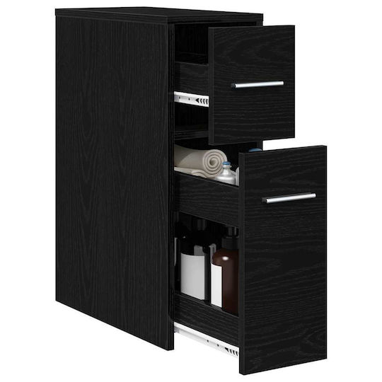 vidaXL Bathroom Cabinet L22xW44xH61.5cm Oak