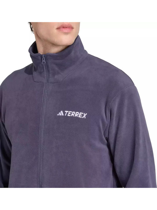 Essentials Men's Fleece Cardigan Navy Blue