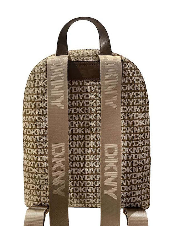 DKNY Tan and Cream Geometric Backpack Dkny | Bags | Dkny Tan Geometric Backpack | Poshmark main image 4