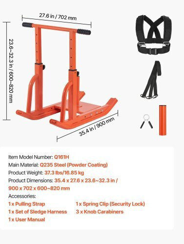 Vevor Power Sled 16.85kg SZXQCS12YCTX71MLO001V0