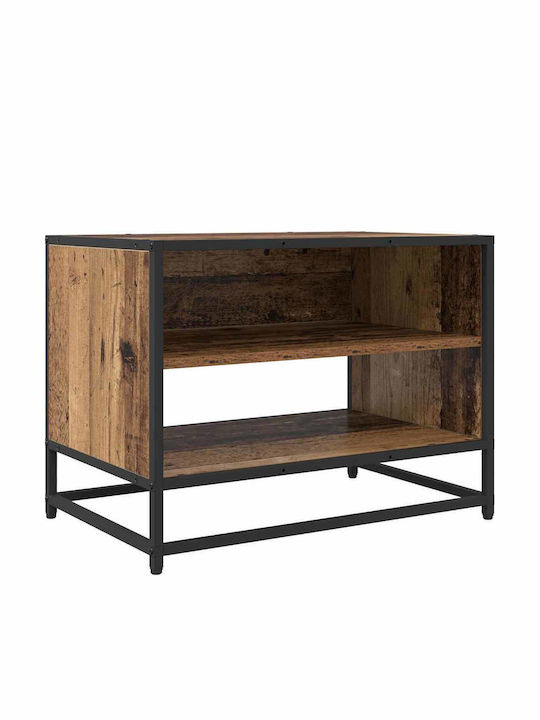TV-Ständer aus Metall & Holz Alt Holz M61xT40xH46cm