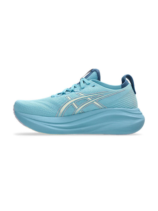 Gel-Nimbus 27 Women's Running Sport Shoes Grn / Wht