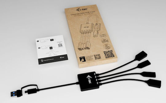 i-tec Hub 4 Θυρών USB 3.2 με σύνδεση USB-C / USB-A