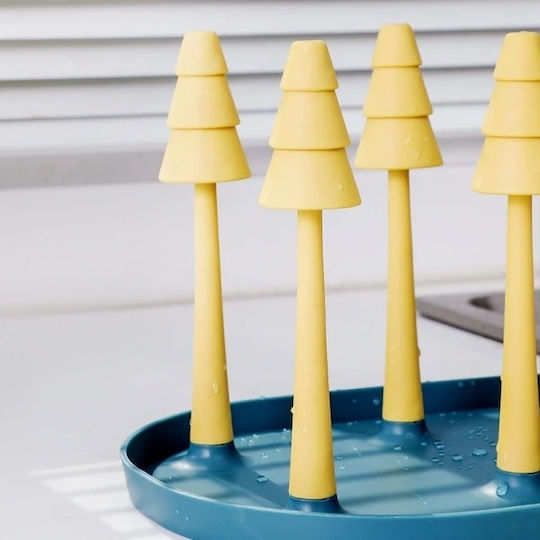 Trocknungsgestell für 6 Babyflaschen Grüns 1Stück