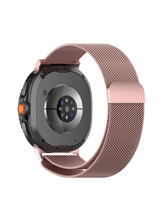Tech-Protect Milaneseband Λουράκι Ανοξείδωτο Ατσάλι Ροζ Χρυσό (Galaxy Watch 8 / 8 Classic / 9)