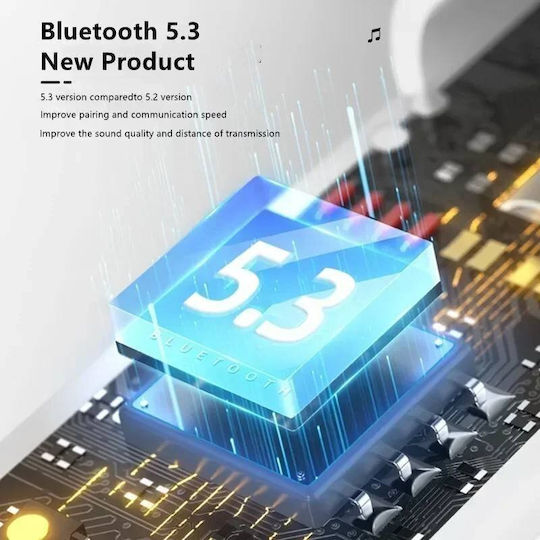 LOL AP03 In-ear Bluetooth Handsfree Ακουστικά με Θήκη Φόρτισης Κόκκινα