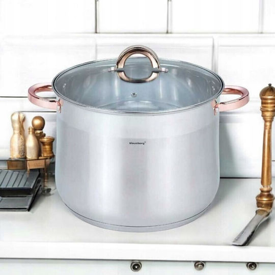 Klausberg Gastro Βαθιά Ανοξείδωτη Κατσαρόλα 8.6lt / 24cm