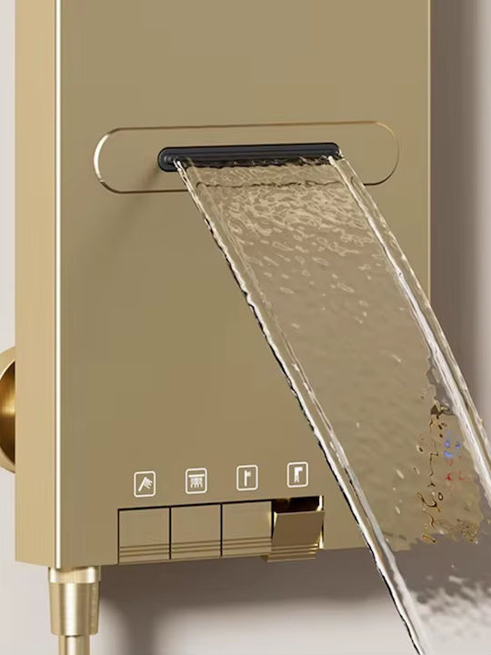 Naron Hydro Massage Column 113cm Gold