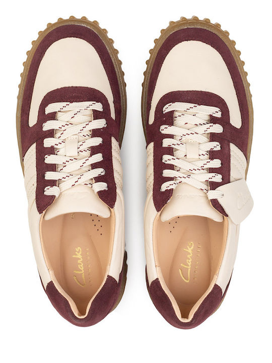 Mayhill Chunky Sneakers Ecru-burgundy
