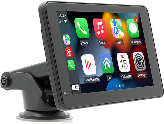 7 Inch Touch Screen Multimedia for Car Dashboard with Apple CarPlay Android Auto Bluetooth