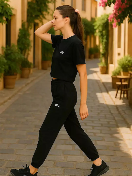 Damen Jogginghosen Schwarz