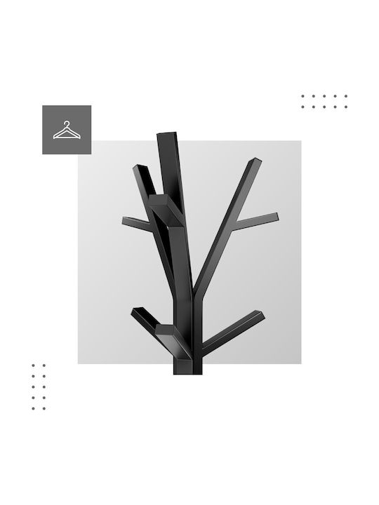 Mark Adler Metallic Coat Rack Black 179cm