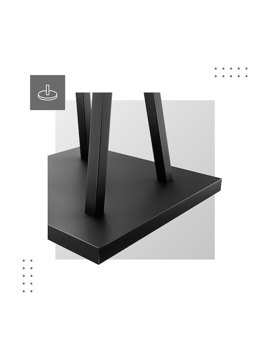 Mark Adler Metallic Coat Rack Black 182cm