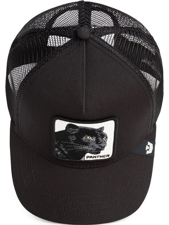 Καπέλο Jockey Panther Trucker Πάνθηρας Μαύρος Goorin Bros